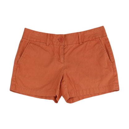 Peach Solid Chino Shorts