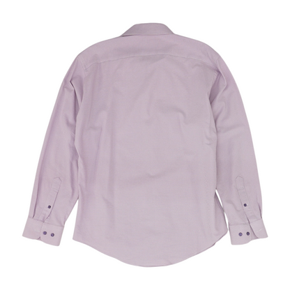 Lavender Check Long Sleeve Button Down