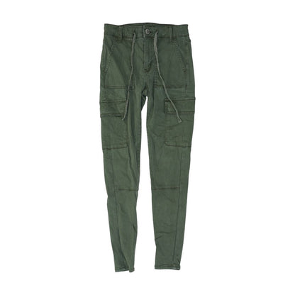Olive Cargo Skinny Pants