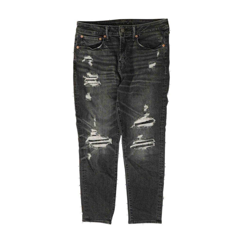 Black Athletic Jeans