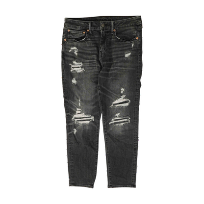 Black Athletic Jeans
