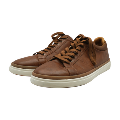 Brown Lace-Up Casual Shoes