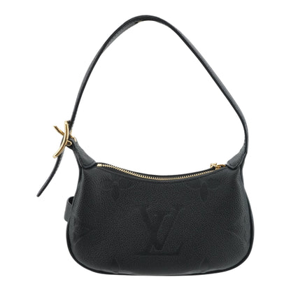 Black Mini Moon Bag in Giant Monogram Empreinte Leather