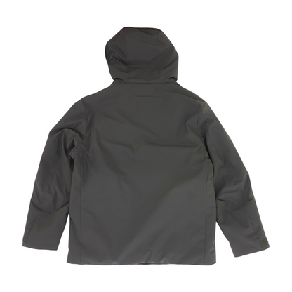 Gray Solid Rain Jacket