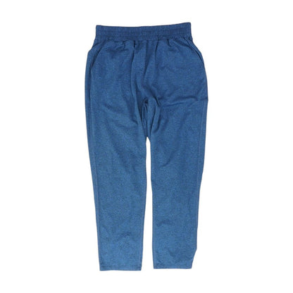 Blue Solid Active Pants