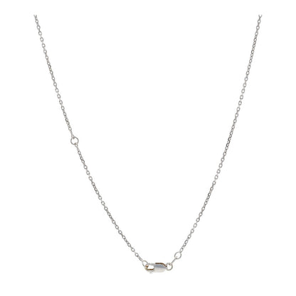 1/3 Ct 14K White Gold Diamond Deco Style Pendant Necklace