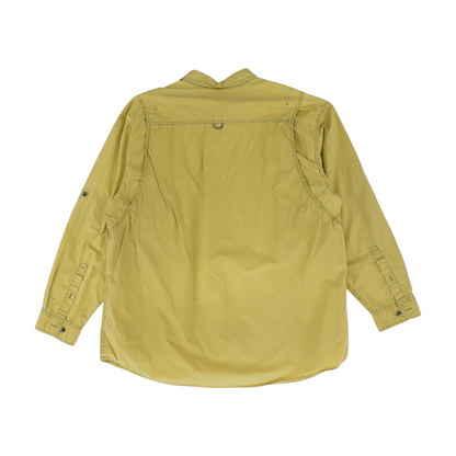 Mustard Solid Outdoor Button Down