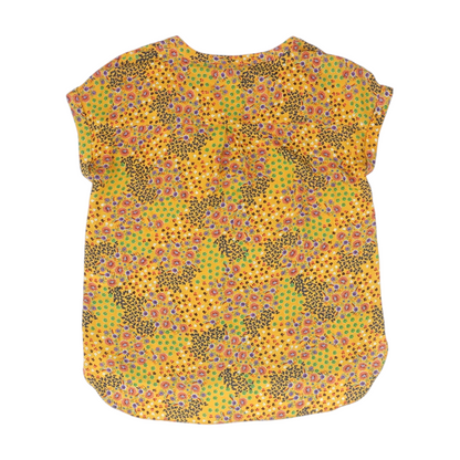 Mustard Floral Blouse