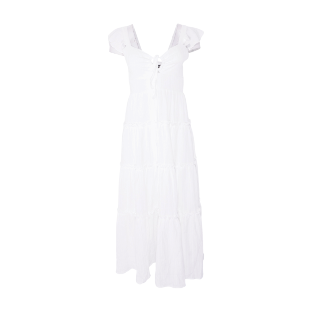 White Midi Dress