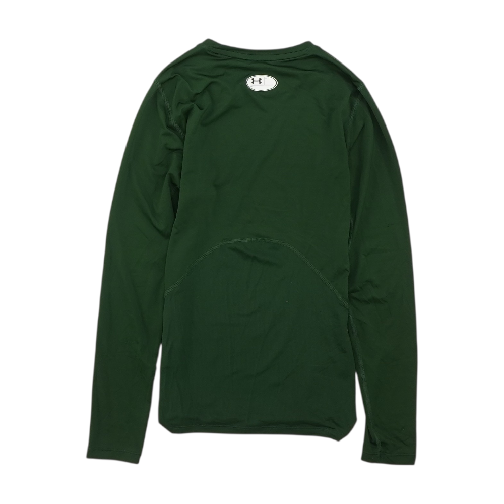 Under Armour Green Solid Base Layer – Image 2