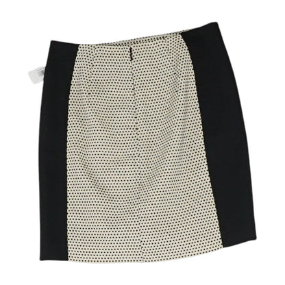 Beige Polka Dot Mini Skirt