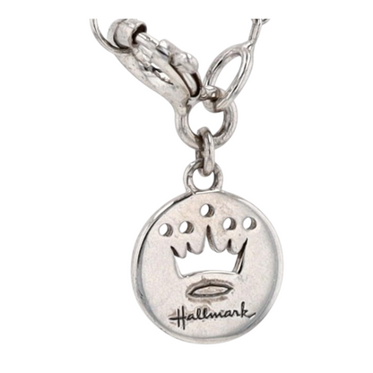 Sterling Silver Black Diamond Pendant Necklace