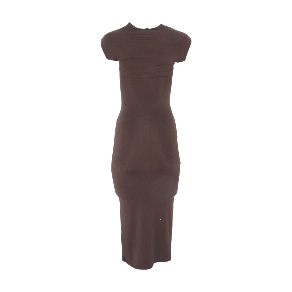 Brown Midi Dress