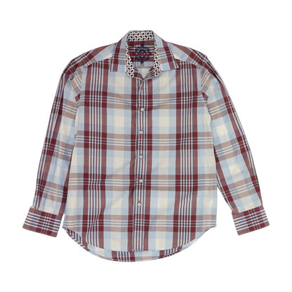 Multi Plaid Long Sleeve Button Down
