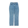 Blue Short Straight Jeans