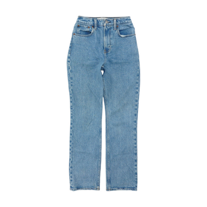 Blue Short Straight Jeans