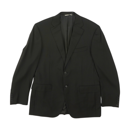 Canali Black Solid Sport Coat – Image 1