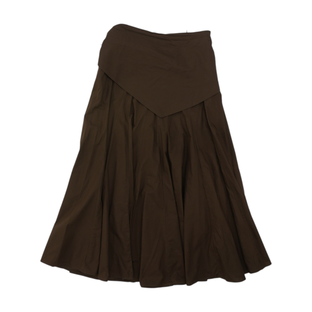 MNG Brown Midi Skirt – Image 1
