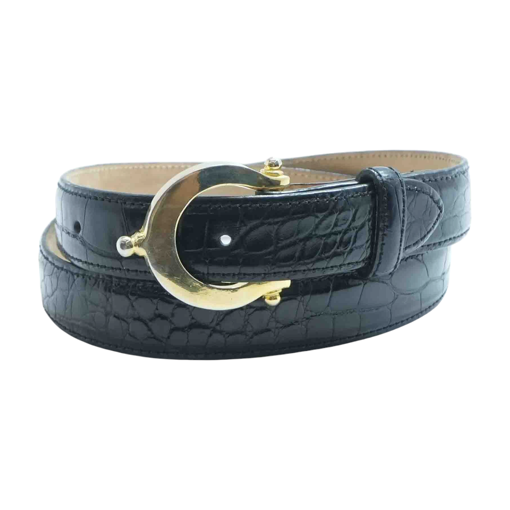 Black Leather Belt