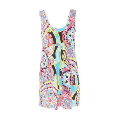 Multi Abstract Mini Dress