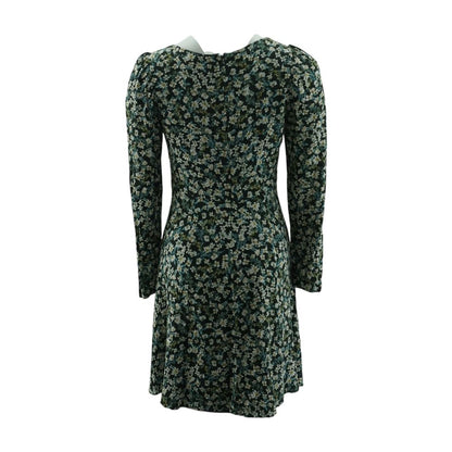 Black Floral Midi Dress