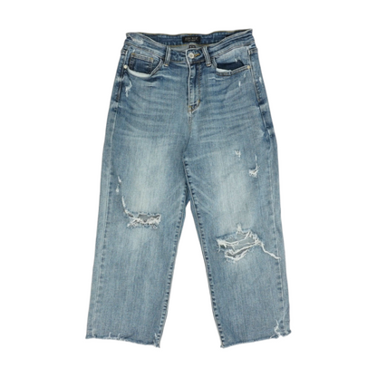 Blue Wide Leg Jeans