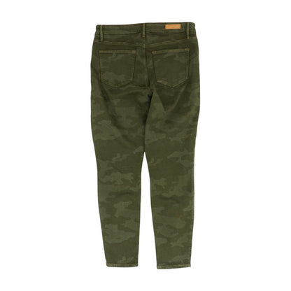 Green Camo Skinny Leg Jeans