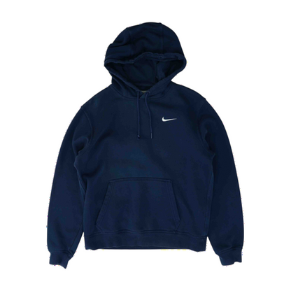 Navy Solid Hoodie Pullover