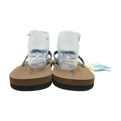 Navy Flip Flop Sandals
