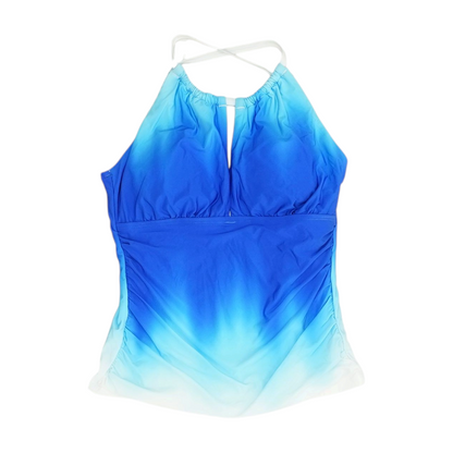 Blue Ombre Swim Top