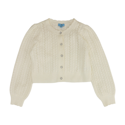 White Cardigan Sweater