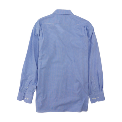 Blue Check Long Sleeve Button Down