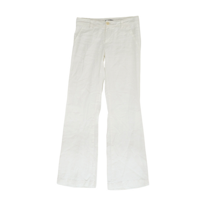 White Wide Leg Pants