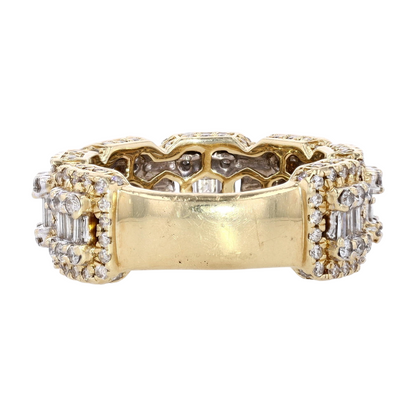 1 1/2 ctw 14K Yellow Gold Diamond Band