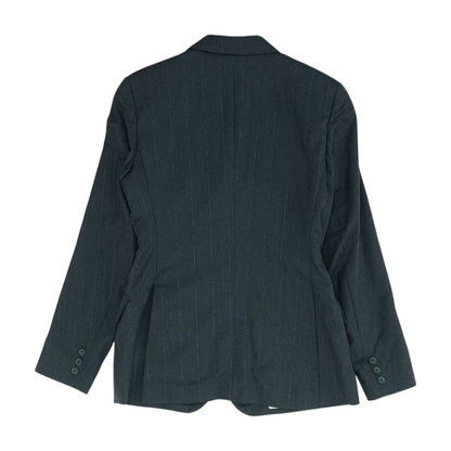 Gray Tall Striped Blazer