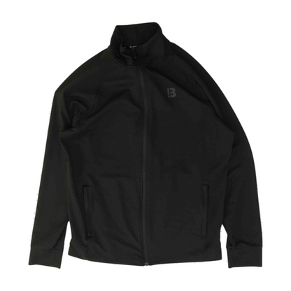 Black Solid Active Jacket
