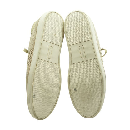 Gold Low Top Athletic Shoes