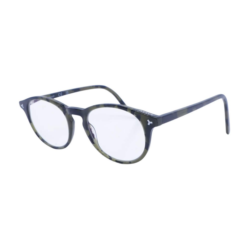 Green BY5022-3 Round Prescription Eyewear