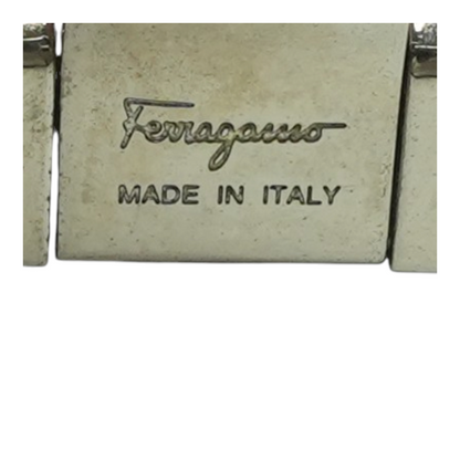 SilveR Tone Gancini Belt Buckle
