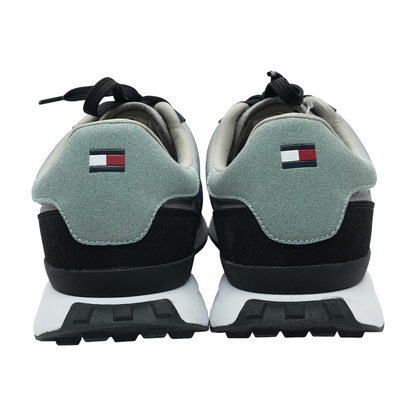 Suede-Mix Sneakers Low-Top Athletic Shoes
