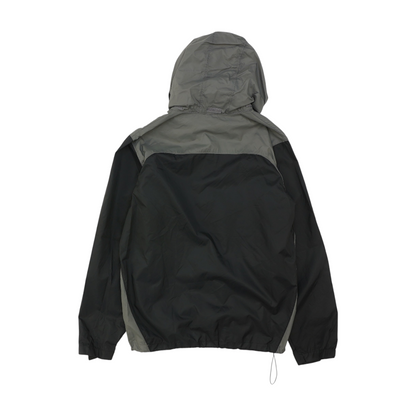 Black Color Block Rain Jacket