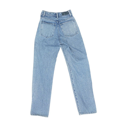 Blue High Rise Regular Jeans