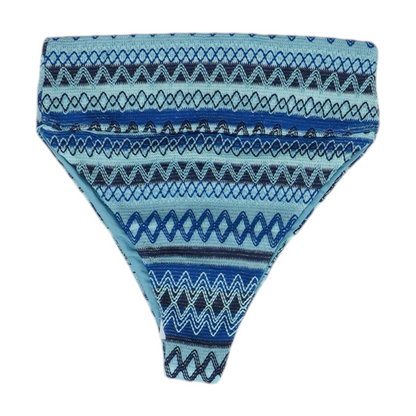 Blue Striped Swim Bottom