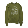 Green Solid Sweatshirt Pullover