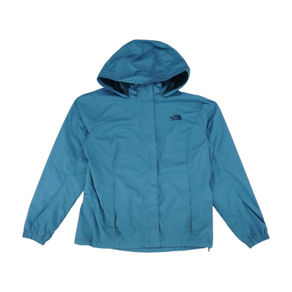 Blue Solid Rain Jacket