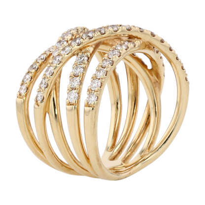 3/4 ctw 14K Yellow Gold Diamond Fashion Ring