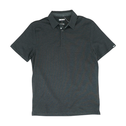 Black Striped Short Sleeve Polo