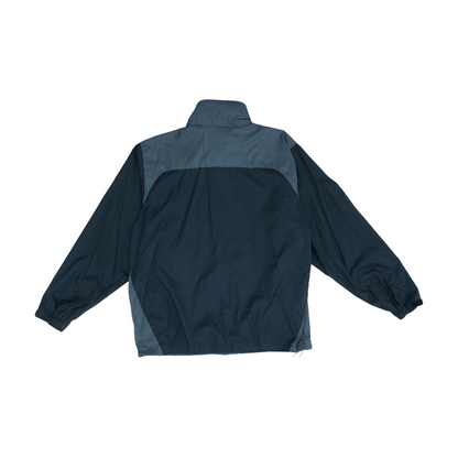 Gray Color Block Rain Jacket