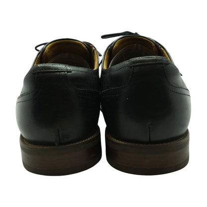 Black Leather Derby/oxford Dress Shoes