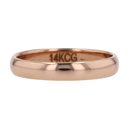 14K Rose Gold Band